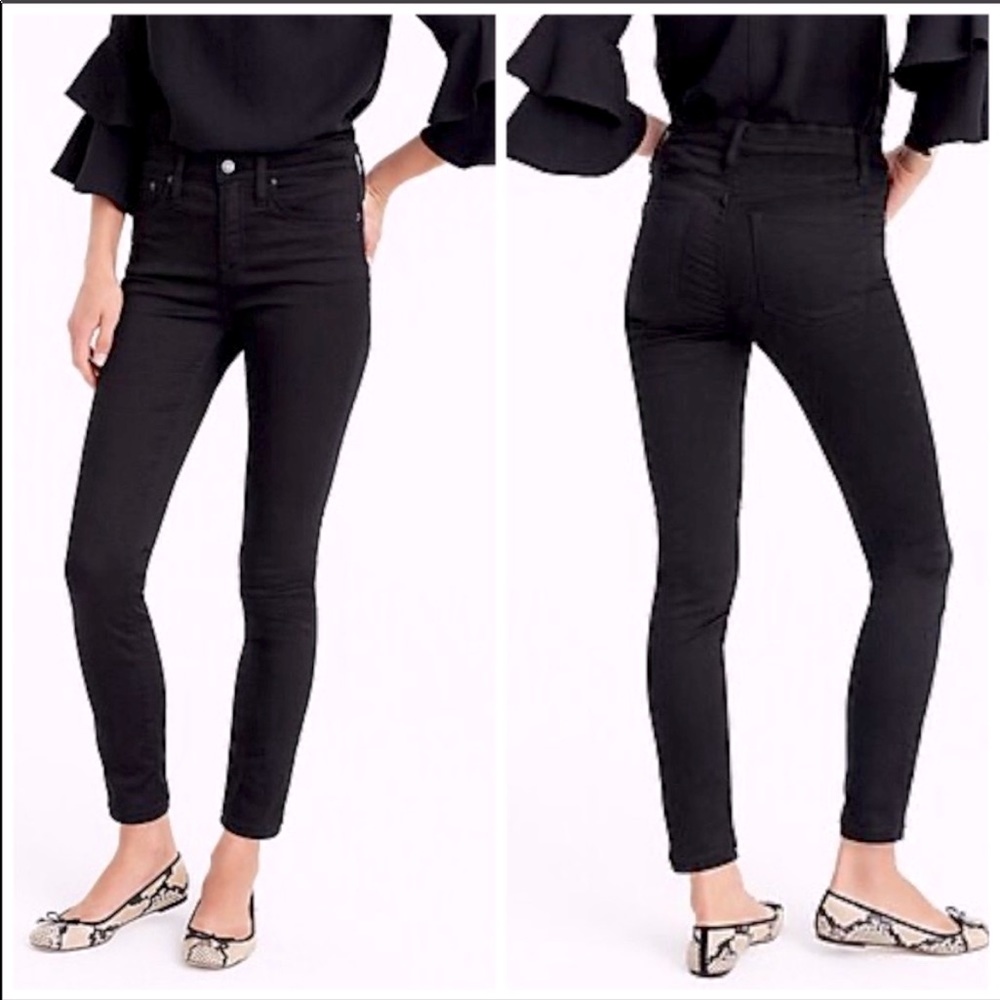 top shop moto jamie black size 24 stretchy jeans
